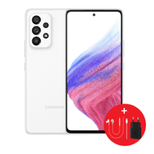 SAMSUNG Smartphone A53 Exynos 1280 White 6.5" 8Go 128Go Android 5G DS 32Mpx64Mpx12Mpx5Mpx5Mpx 12M