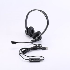 UPTEC Casque/Micro avec suppression bruit ambiant USB