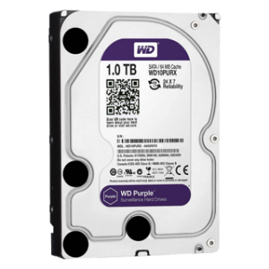 WESTERN DIGITAL Purple Disque Dur Interne d'enregistrement video surveillance 3,5" 1To 12M